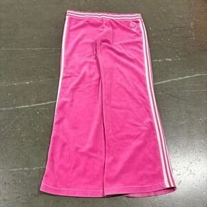 Ambiance Sweatpants Women's Size M Low Rise Wide Leg Flare Y2K Vintage Striped